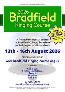 Bradfield Ringing Course 2026 Poster